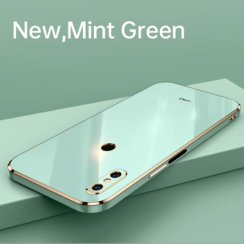 Чехол для Xiaomi Mi 8 Модный глянцевый мягкий силиконовый резиновый чехол-накладка