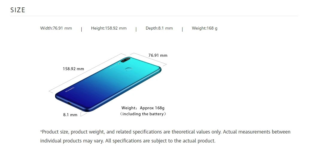 Смартфон HUAWEI y7 3 ГБ 32 ГБ телефон Батарея 4000 мА*ч Безрамочный HD+ экран 6,26 дюйма Разблокировка при помощи распознавания лица Двойная основная камера 13 МП+ 2 МП Qualcomm Snapdragon 450