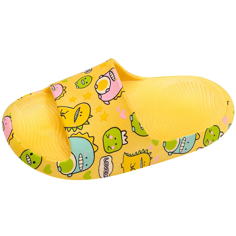 

Boys Girls Slippers New Summer Catoon Rabbit Dinosaur Panda Child Outdoor Flat Sandals Home Bathroom Slipper