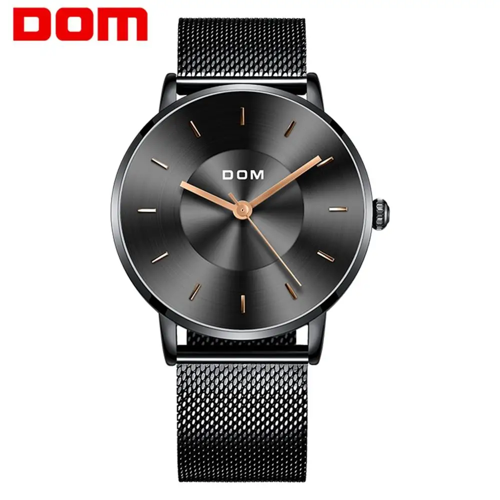 

DOM Watch Men Simple Fashion Brand Quartz Watch Luxury Creative Waterproof Casual Men Watches Army Military Relogio Masculino