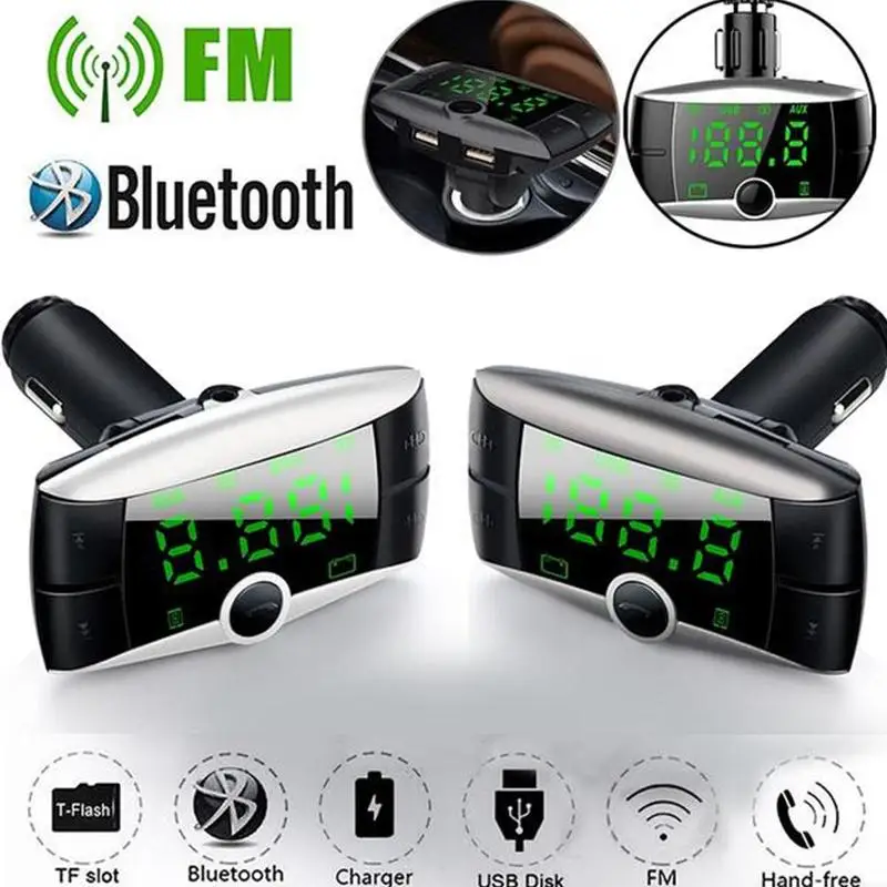1 шт. Автомобильный MP3 плеер беспроводной Bluetooth fm передатчик модулятор громкой