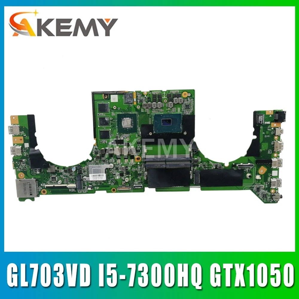 Akemy DABKNMB28A0 материнская плата для ноутбука For Asus ROG Strix GL703VD GL703V оригинальная I5-7300HQ