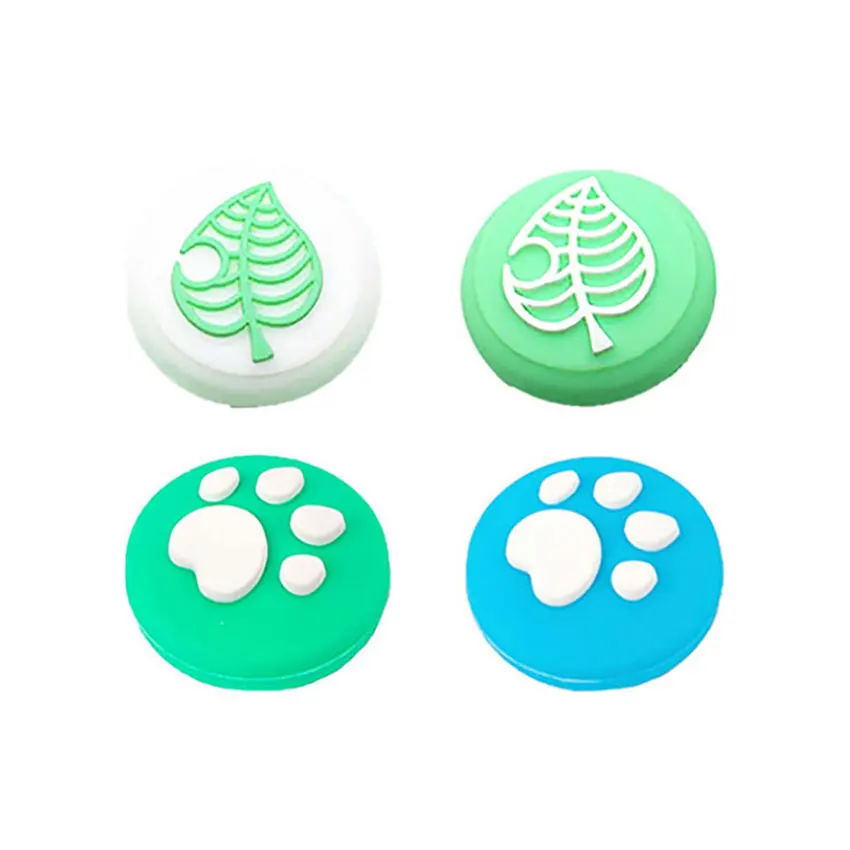 ChengHaoRan 4pcs Animal Crossing Cat Paw Thumb Stick Grip Cap Joystick Cover For Nintendo Switch Lite NS Joy Con Thumbstick Case|Запасные
