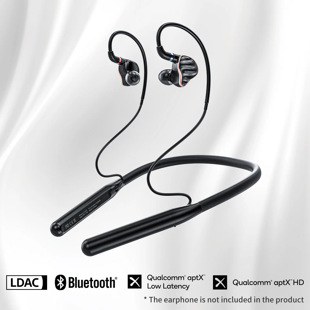 Шейный обод FiiO LC-BT2 CSR8675 + AKM AK4331 DAC Sports Bluethooth 5 0 кабель MMCX/0 78 мм разъемы SBC/AAC/aptX/LDAC |