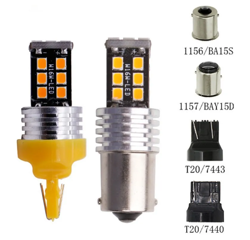 1157 1156 2835 15SMD Canbus Led Автомобильный светильник лампа белый красный желтый резервный