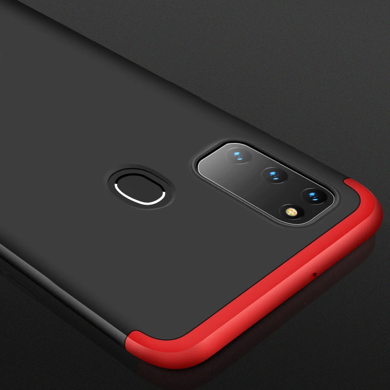 Чехол полностью защищающий телефон для samsung galaxy M30S чехол телефона 3 в 1 матовый