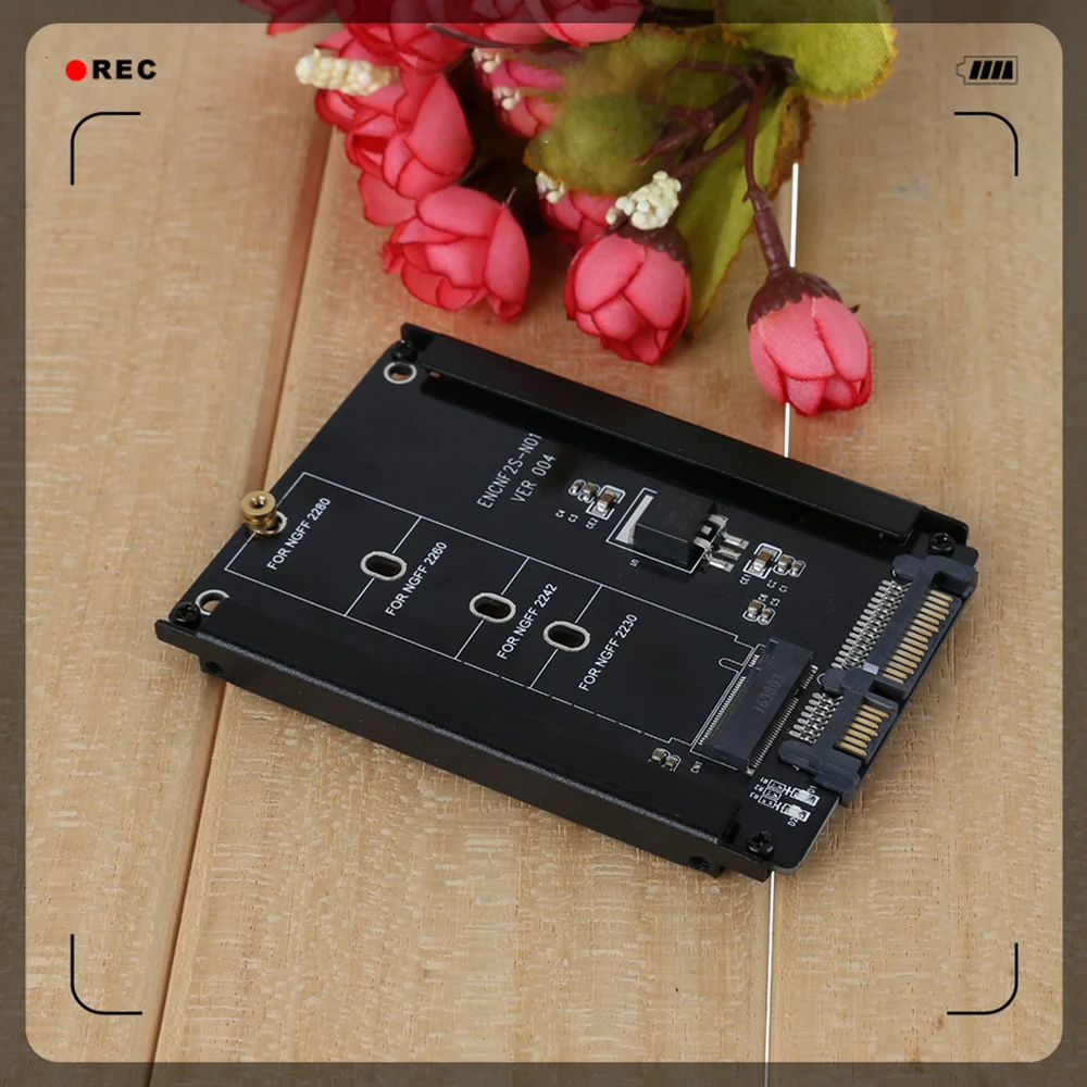 

M.2 NGFF To SATA Adapter Card M.2 KEY B-M SSD Solid State Drive Adapter Card For NGFF 2230/2242/2260/2280