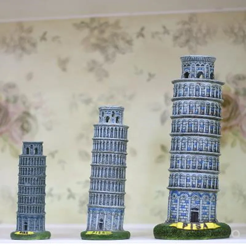 

Leaning Tower of Pisa crafts, world-renowned landmark architectural models, resin crafts, home decoration souvenirs