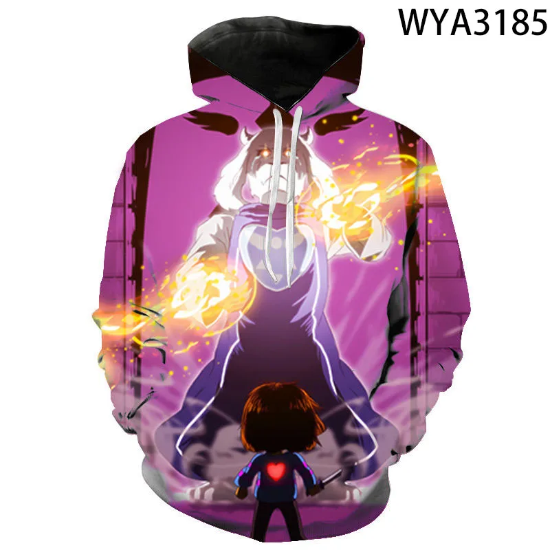 Новые толстовки с рисунком Undertale Sans для мужчин и женщин Детские повседневные