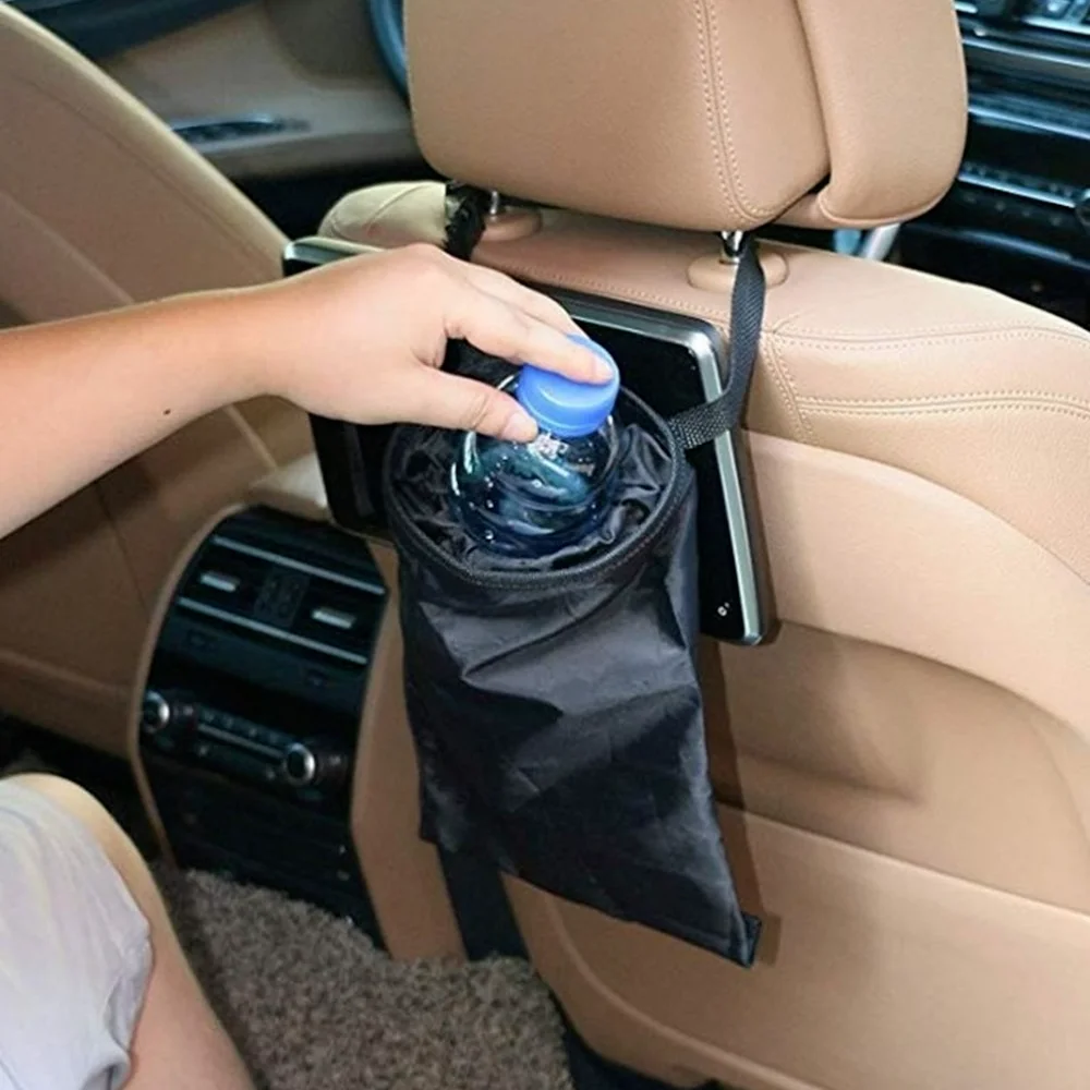 

New Washable Car-mounted Trash Can,portable Car Seat Backrest, Debris Storage Garbage Bag Foldable Interior Cleaning Accessories