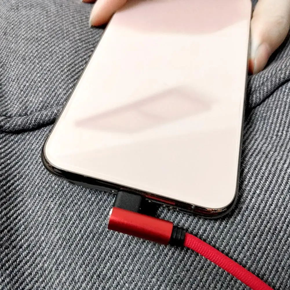 Быстрая зарядка 25 см короткий 90 градусов usb type C зарядный кабель USB-C телефон кабель для зарядного устройства для samsung A3 A5 A7 huawei P20 для