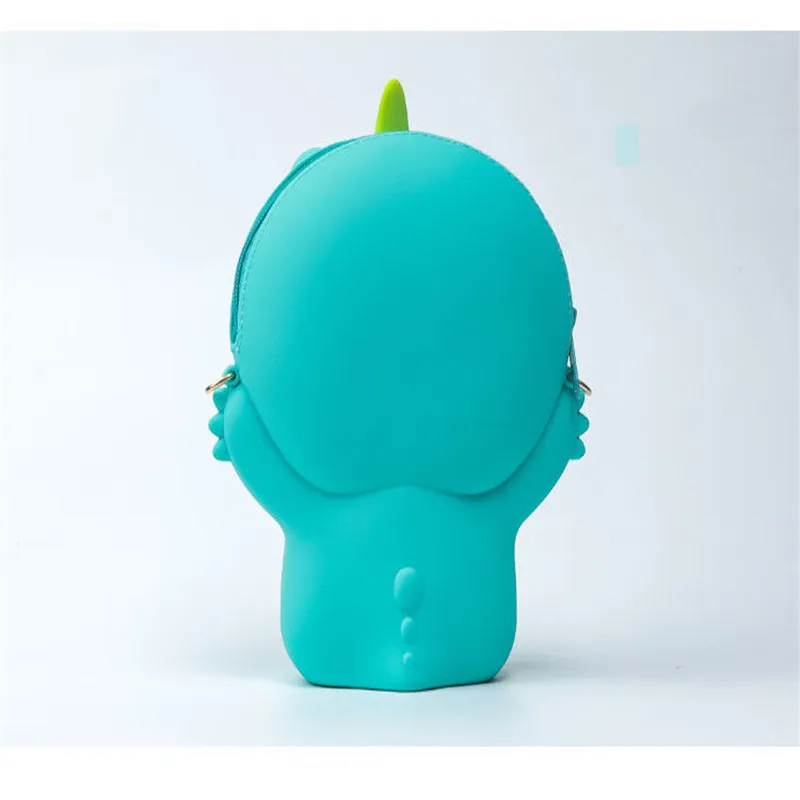 Модная 3D мультяшная стильная женская сумка для девочек силиконовый мультяшный
