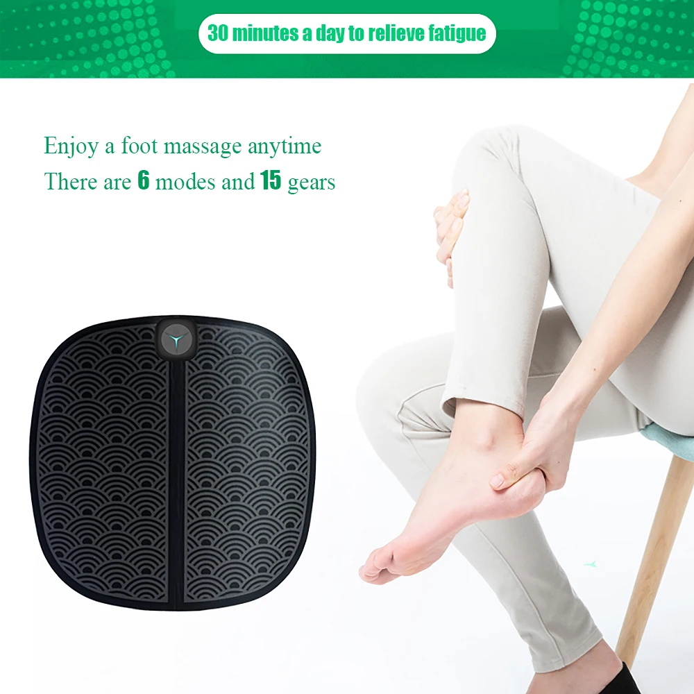 Электрический массажный коврик для ступней стимулятор мышц ног улучшает