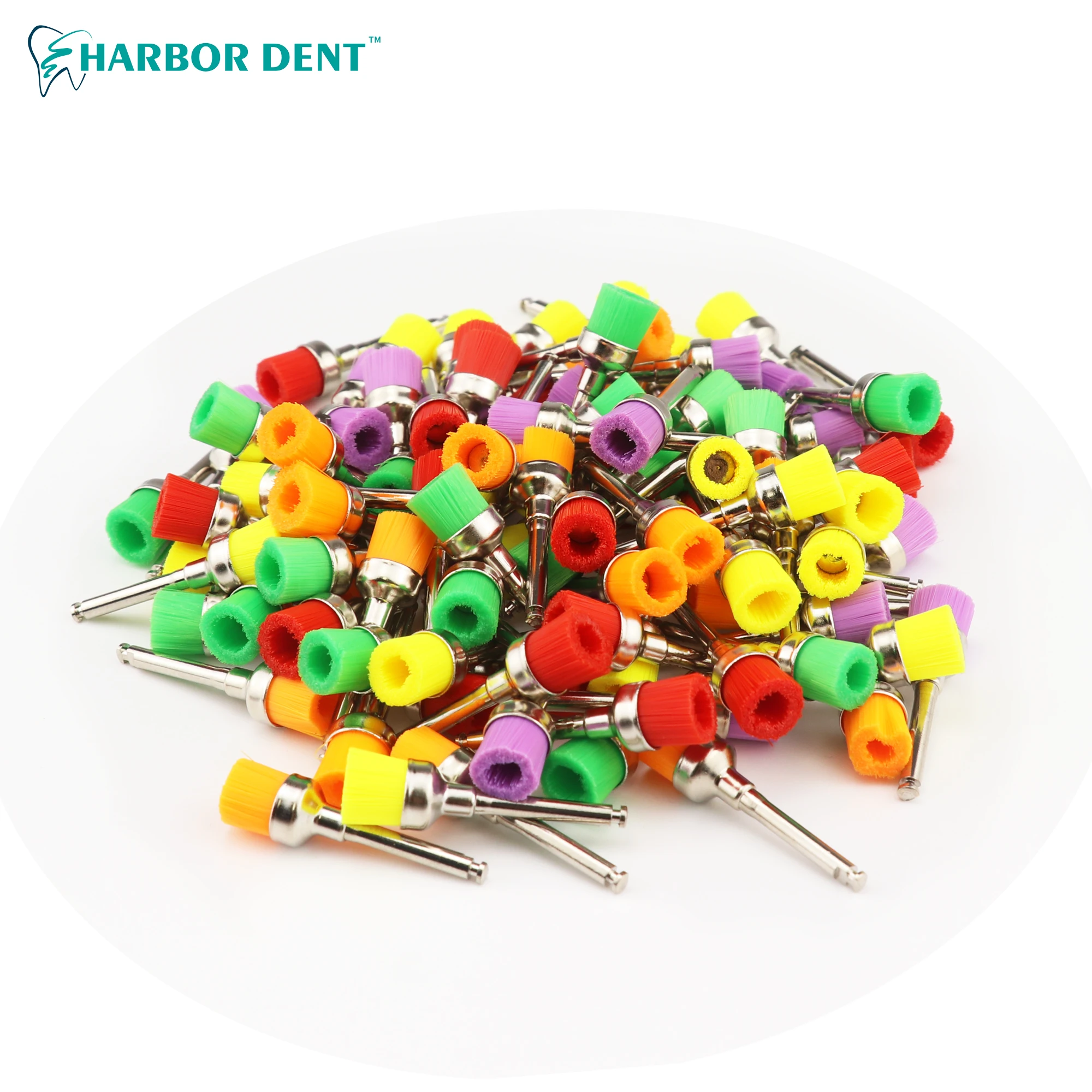 100 шт./50 шт. зубные нейлоновое полировочное кисти миска Форма зубная