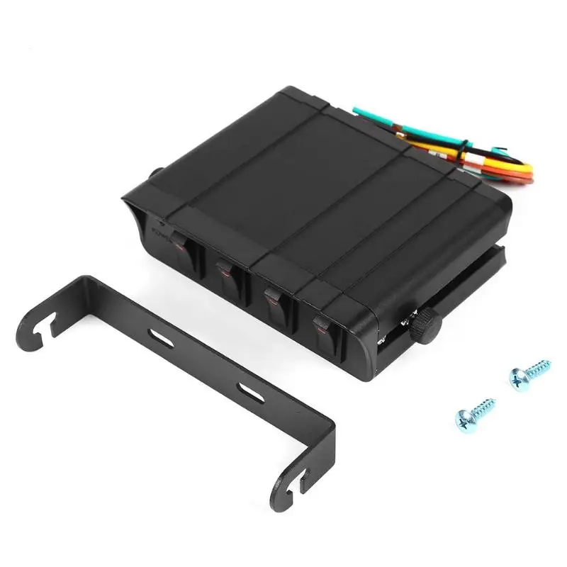 30A Rocker Switch Box Аварийная Строб-лампа 12 В 4 банды панель контроллера