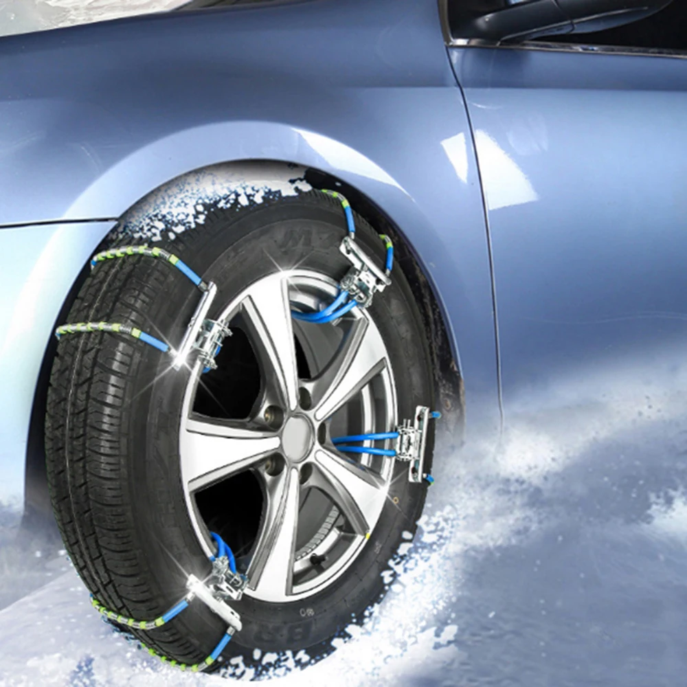 Зимняя Нескользящая цепь для снега противоскользящая аварийная колес