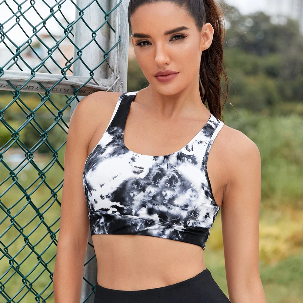 

POKEEK Women Sexy Backless Sports Bra Yoga Vest Crop Top Gym Clothing Breathable Underwear for Fitness Running Workout