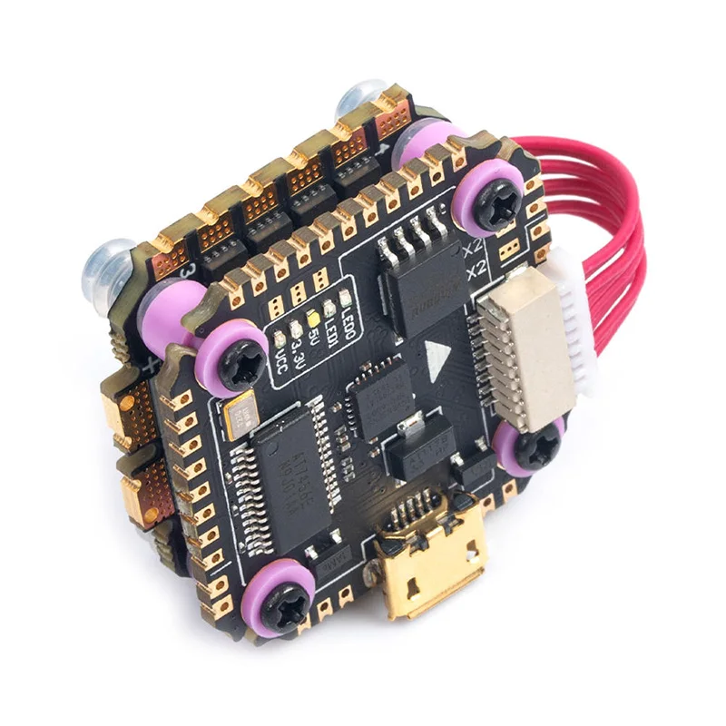 

1Set Flight Control ESC 3-6S Electronic Speed Controller STM32F405 MPU6000 5V 2A AT7456E for F405 MINI MK3 / F35A RC Drone Toys