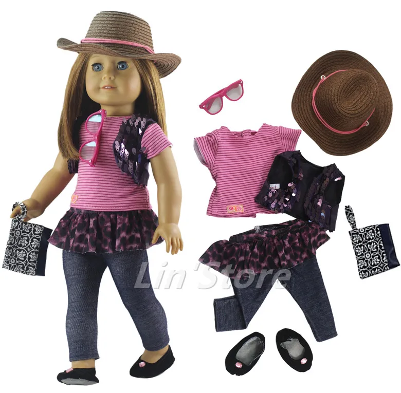 

New Fashion Doll Clothes Outfit for 18 inch American Doll Many Style for Choice a09