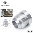 PQY-высокое качество Алюминиевый AN12-AN прямой мужской сварочный фитинг адаптер сварной булочки нитробный шланг фитинг Серебряный PQY-SL617-7212
