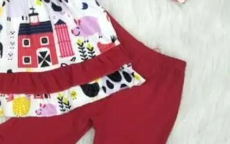 Оптовая/розничная продажа наряды для фермы Топ с длинным рукавом маленьких