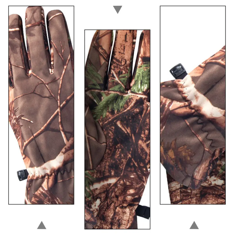 

1 Pair of Camo Full Finger Outdoor Camouflage Gear