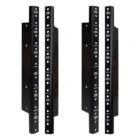 Комплект из 4 стальных реек 6U для стойки Sound Town, с черным порошковым покрытием и винтами (ST-RR-06UX2)