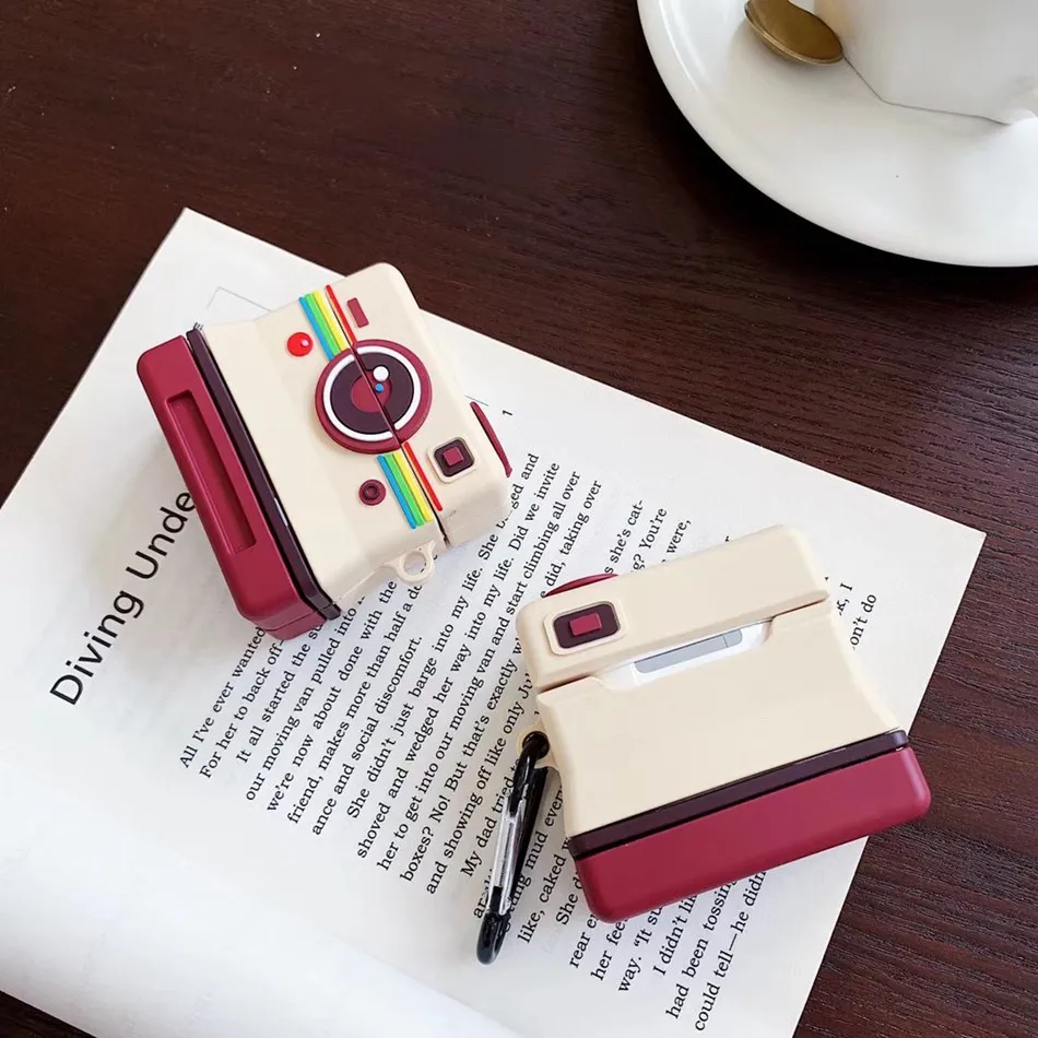 Чехол для наушников Airpods 2 чехол силиконовый рисовый шар 3D мультяшный чехол для Airpods 1 чехол для наушников Наушники кольцевой ремешок