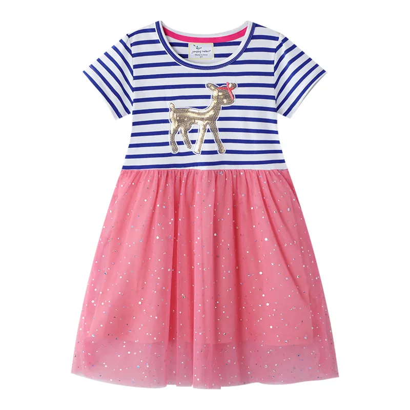 

Summer 2020 Girls Dress Girls Summer Cute Dress O Neck Striped Patchwork Lace Red Dresses Cute Dress Vestidos 2-7T