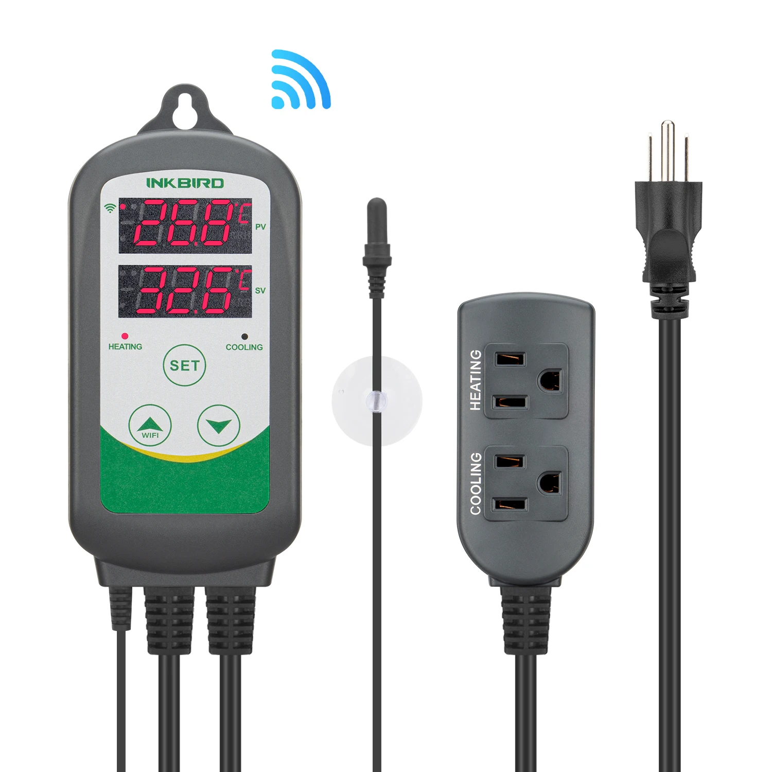 

Inkbird ITC-308 WIFI Digital Temperature Regulator Smart Home Temperature Controller Thermostat 220V Aquarium Probe fr Incubator