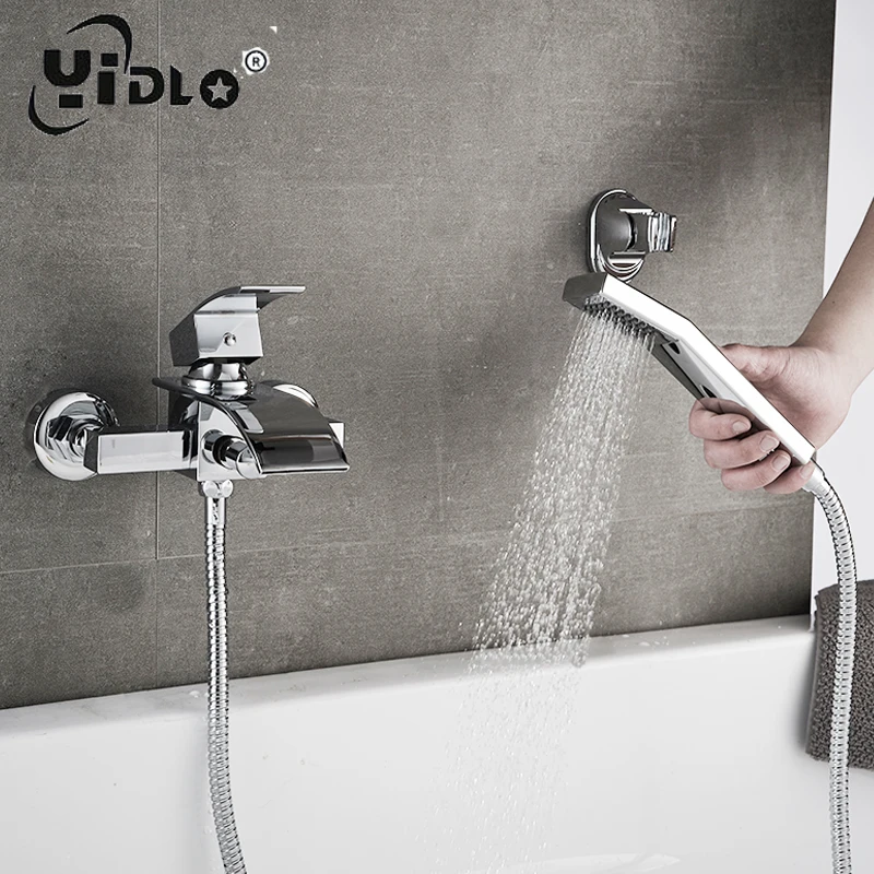 Набор для ванны и душа настенный смеситель ванной в форме водопада ванная