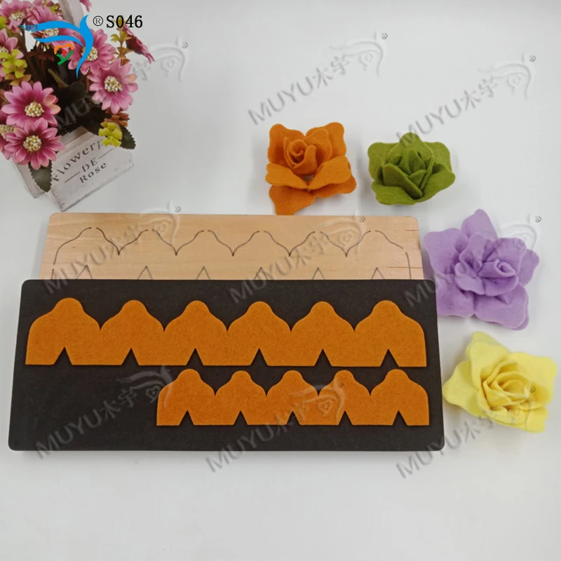 FLOWER S046/штанцевый нож новая деревянная форма Трафаретный вырубной штамп для