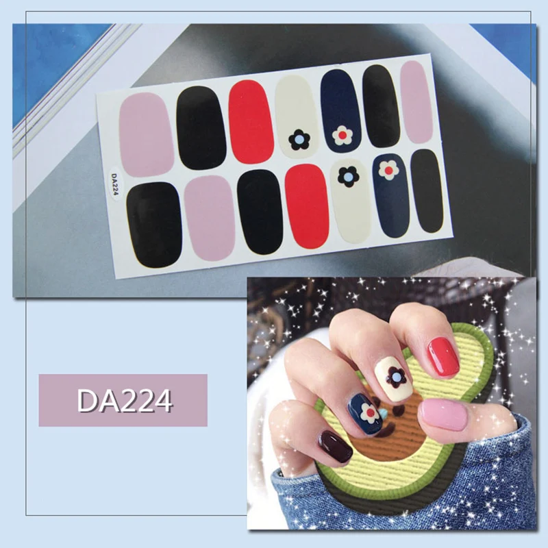 Nail Sticker Full Waterproof Various Types One-tear-off KG66 | Красота и здоровье