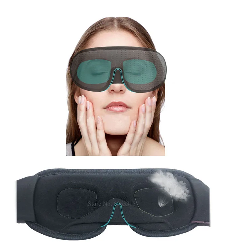 Повязка на глаза для сна 3D повязка отдыха мягкая путешествий мужчин и