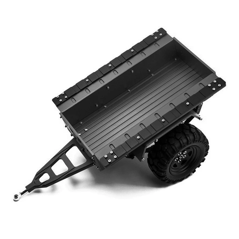 

Metal Leaf Spring Trailer Car Cargo Carrier for 1/10 RC Crawler Car Axial SCX10 90046 Traxxas TRX4 TRX6 Tamiya Redcat