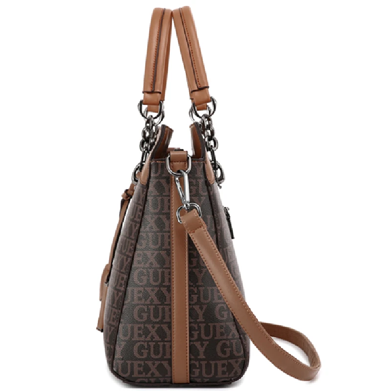 Genuine Leather Presbyopia Handbags 2021 New Retro Hit Color Tote Bags Female Large Capacity Shoulder Messenger Bag Dating Purse