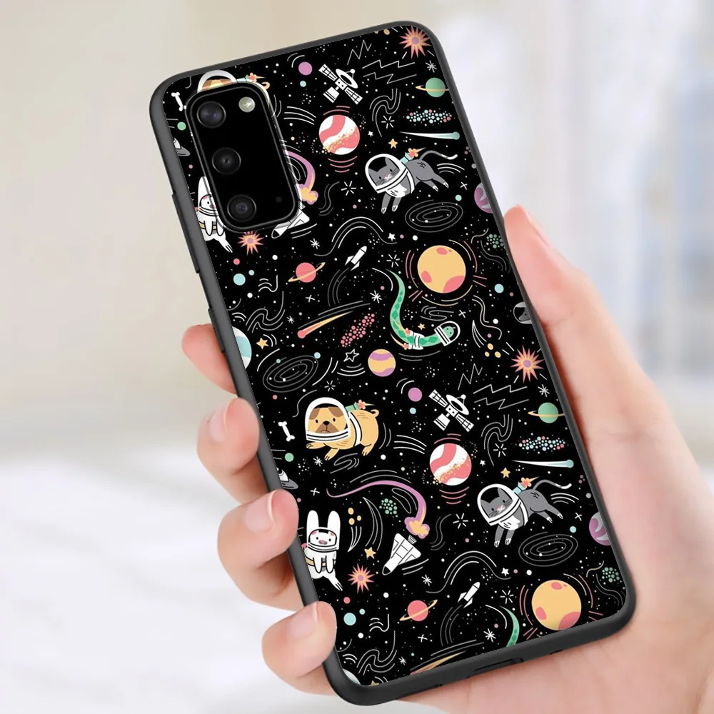 Мягкий чехол Lavaza с изображением звездной ночи для Samsung Note A3 A5 A6 A7 A8 A9 A10s A20s A30s A40s A50s