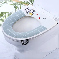 universal toilet seat cover warm soft washable cushion household bathroom winter waterproof wc mat seat toilet accessories