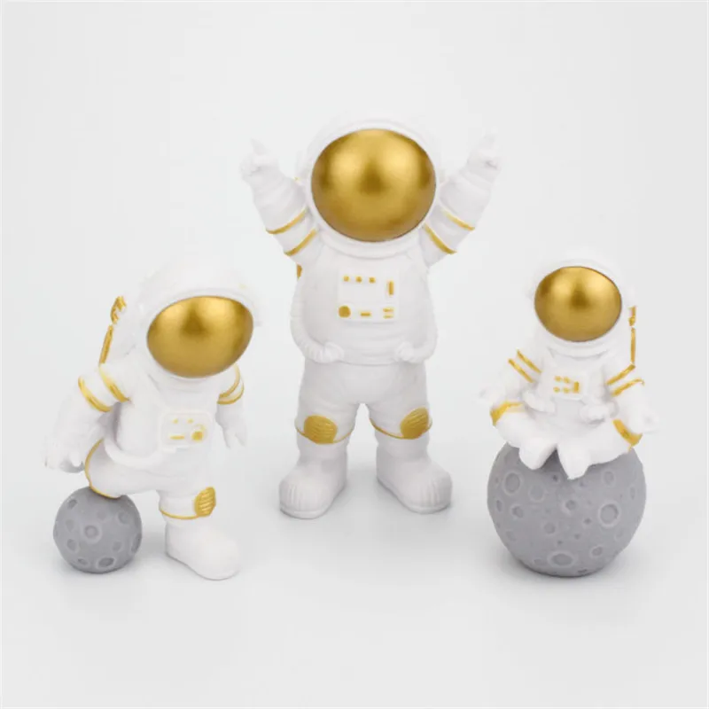 3-Piece Space Astronaut Boy Birthday Party Decorations Set for Kids Cake Decoration, Dessert Table Decor, Baby Shower, and DIY Party Decor image 5