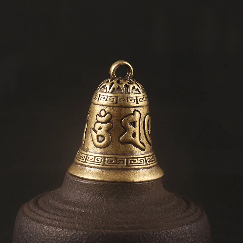 Винтажный латунный брелок колокольчик подвески тибетского буддизма