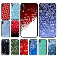 christmas snowflake phone case for oppo a9 a7 a3s a1k f5 reno 2 z realme 6 5 pro c3 vivo y91c y51 y31 y19 y17 y11 v17