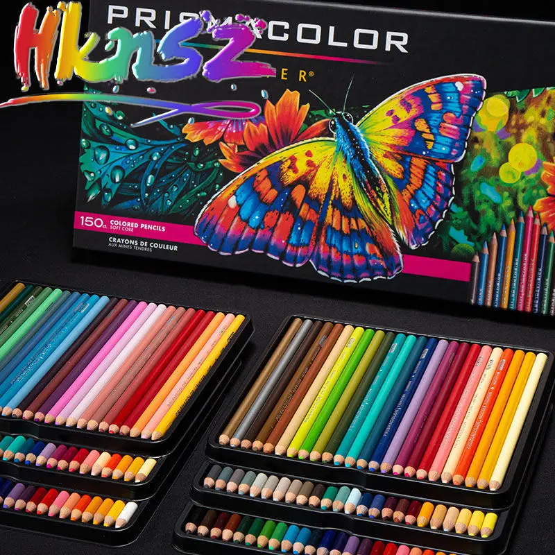 

prismacolor art oily color pencil 12/24/36/48/72/132/150 color lapis de cor wood color pencil artist sketch school supplies