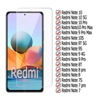 Стекло для Xiaomi Redmi Примечание 10 Pro защитное покрытие для экрана из закаленного стекла для Redmi Note 7, 8, 9, 10, фотоаппаратов моментальной печати 7S 8T 9S 9T 10S Pro Max 5G защитная пленка из закаленного стекла