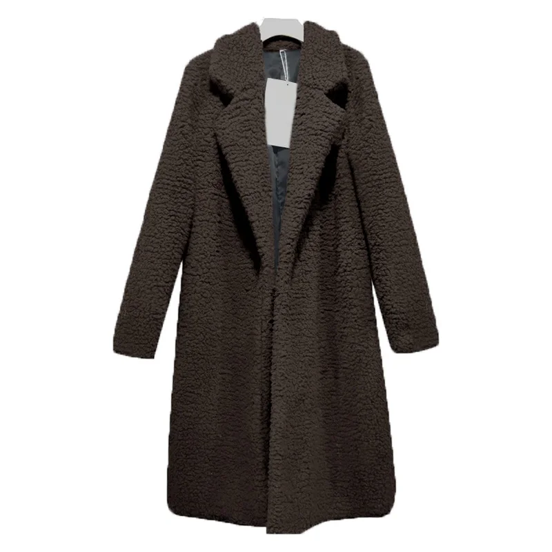 

Hot style winter cotton-padded coat, lamb wool coat for ladies, medium length coat