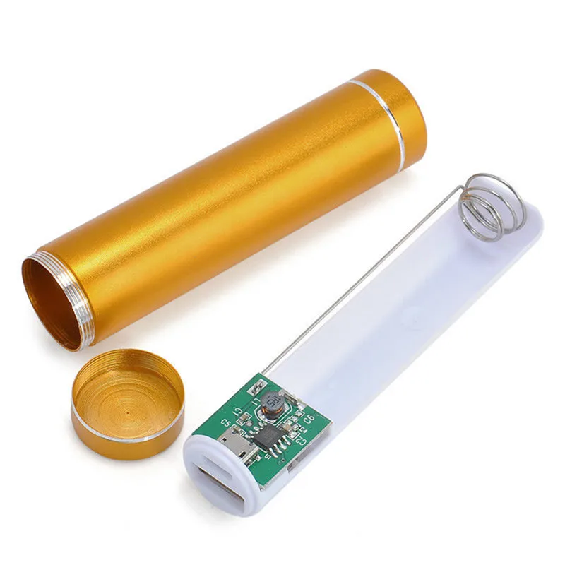Портативный внешний USB блок питания 2600 мАч 18650 батарея коробка DIY USB мобильный телефон зарядное устройство Подарочная коробка чехол для батареи