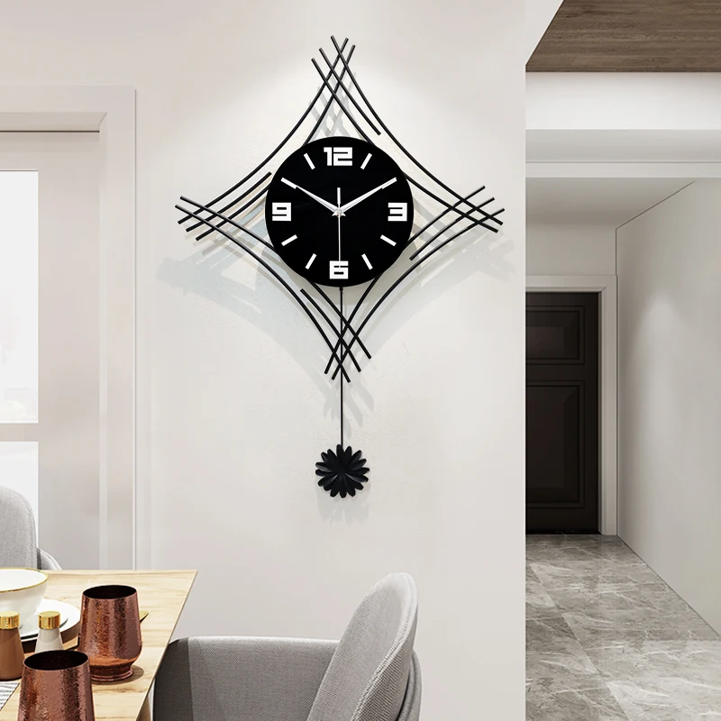GH New Clock Watch Wall Clocks Horloge 3d Diy Acrylic Mirror Stickers Home Decoration Living Room Quartz Needle modern design | Дом и сад