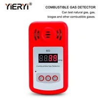 new come portable mini combustible gas detector analyzer gas leak tester with sound and light alarm gas leak detector gsm alarm