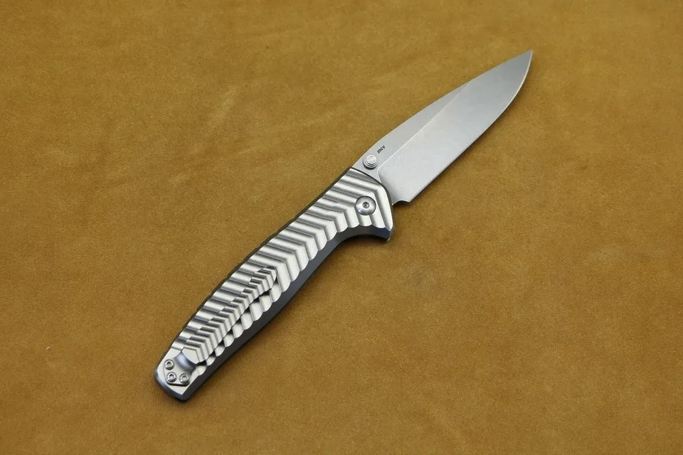 LOVOCOO Ограниченная серия, ось 781 D2, стальной складной нож с алюминиевой ручкой, походный карманный нож для выживания, охотничьи кухонные ножи, инструмент для повседневного использования