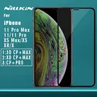 Стекло Nillkin для iPhone 11 11 Pro 11 Pro Max XS Max XR XS 3D CP Max XD CP + Max CP + PRO, полное покрытие, закаленное стекло, пленка