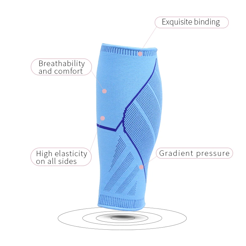 Компрессионные рукава для мужчин и женщин шина голени облегчение боли езда на